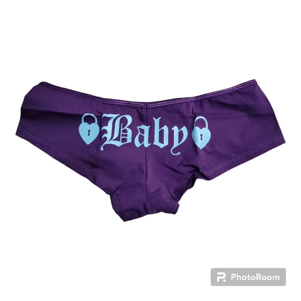 Purple Size Medium Baby with locks Panties